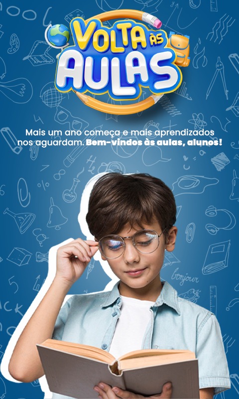 Banner volta as aulas